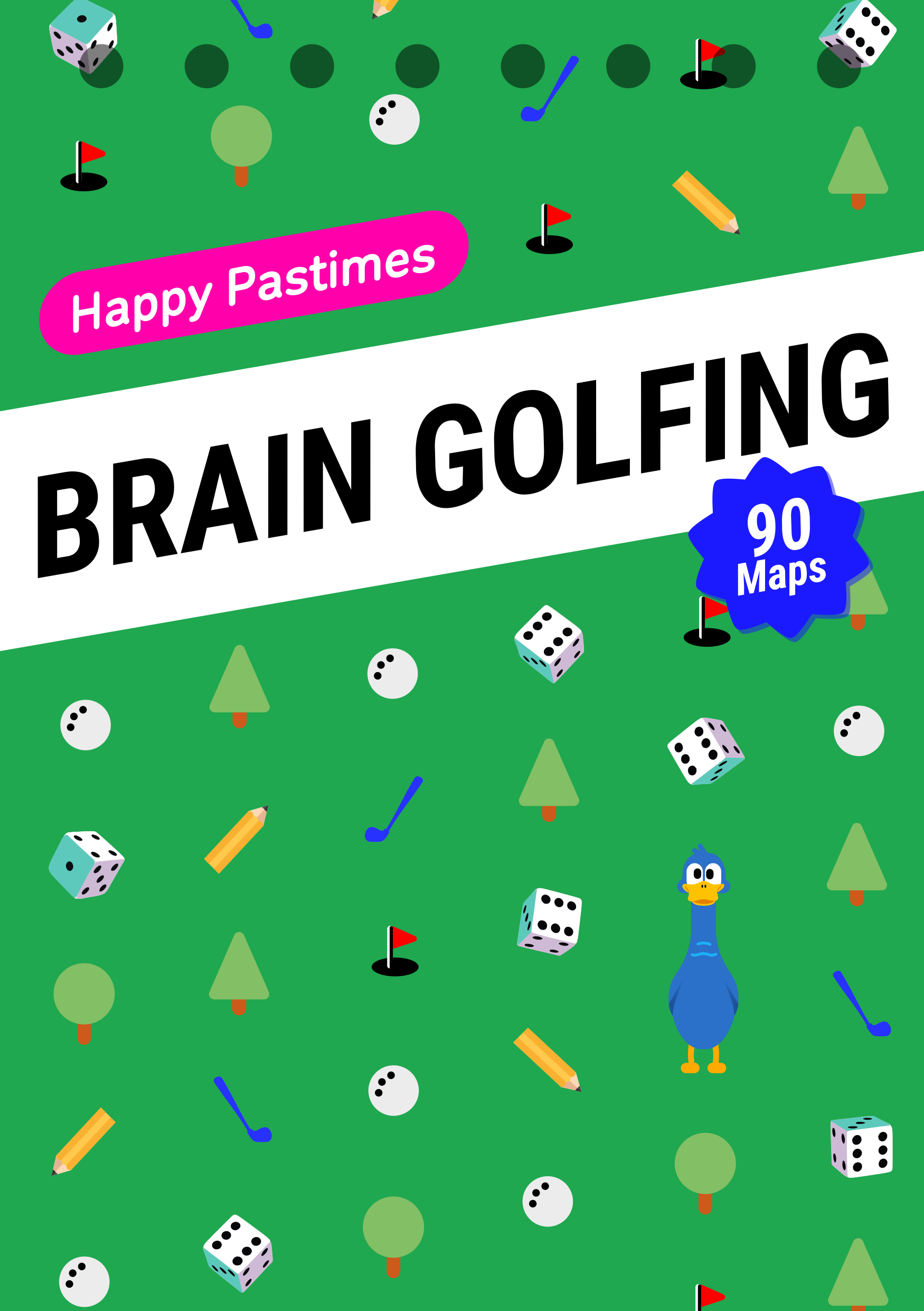 Happy Pastimes - Brain Golfing - Booklet Cover